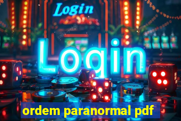 ordem paranormal pdf